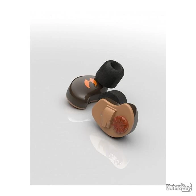 Oreillettes WIRELESS Marron Pour Les Modèles Radio 2,5 Mm Plug - SHOTHUNT 1 Oreillettes WIRELESS Marron Pour Les Modèles Radio 2,5 Mm Plug - SHOTHUNT