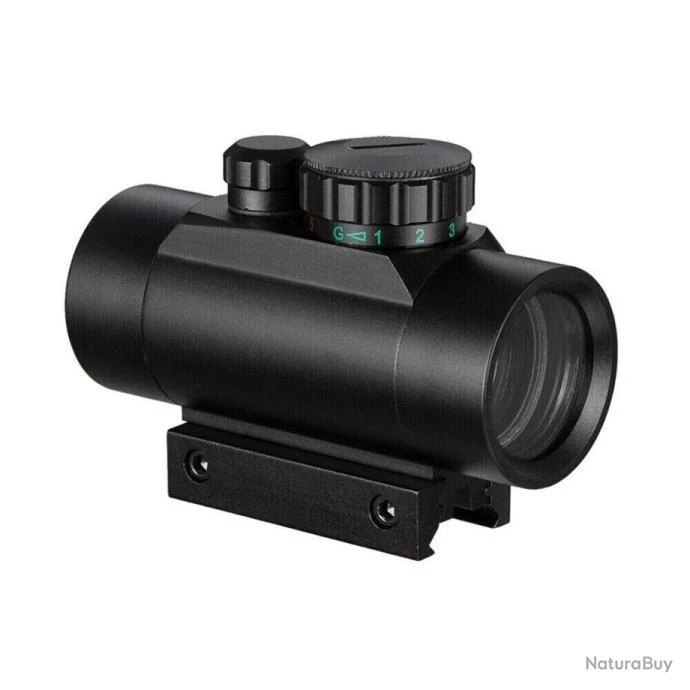 Lunette Viseur TirOptic 1X40 Red Dot Point Rouge Vert Tubulaire Chasse 2 Lunette Viseur TirOptic 1X40 Red Dot Point Rouge Vert Tubulaire Chasse – Image 2