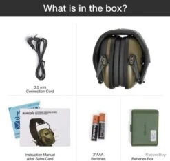 Casque Anti Bruit Électronique Réduction Du Bruit Protection Auditive Pour Le Tir Et La Chasse Neuf -3M Soldes Boutique 00003 Casque Anti Bruit Electronique Reduction du Bruit Protection Auditive pour le Tir et la Chasse Neuf