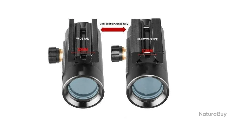 Lunette Viseur TirOptic 1X40 Red Dot Point Rouge Vert Tubulaire Chasse 4 Lunette Viseur TirOptic 1X40 Red Dot Point Rouge Vert Tubulaire Chasse – Image 4