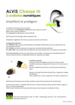 Oreillettes Alvis Chasse III 22 Oreillettes Alvis Chasse III -3M Soldes Boutique 00011 Oreillettes Alvis Chasse III